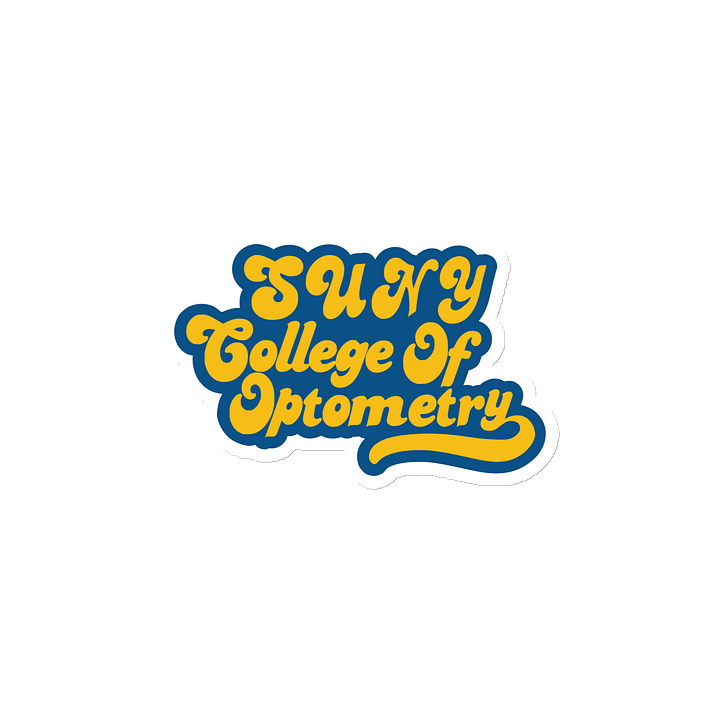 SUNY Optometry - 4in Huffed Font Magnet product image (1)