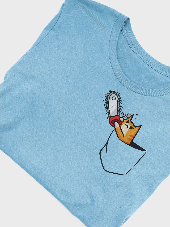 Kitty + Pocket + Chainsaw T-Shirt product image (1)