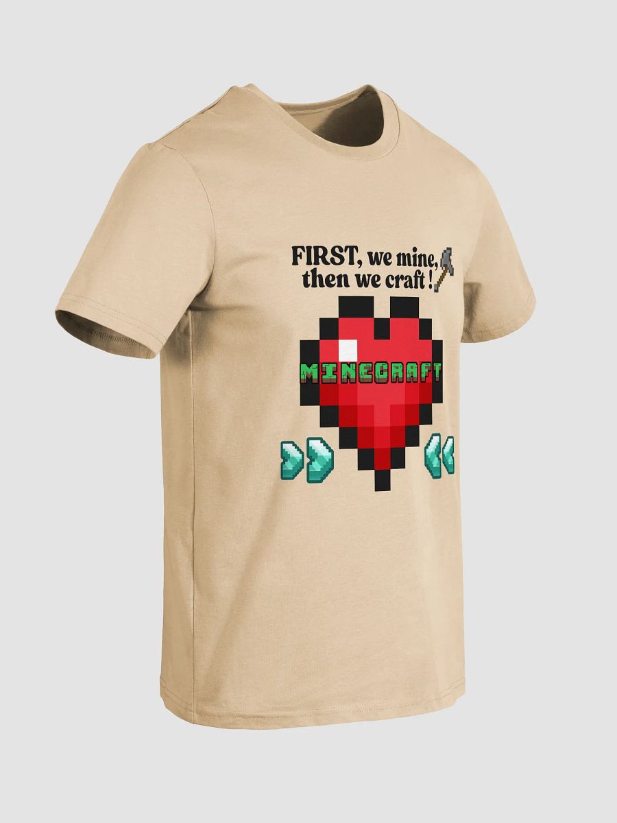 Pixelated Minecraft Heart T-Shirt product image (11)