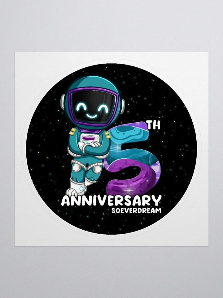 5 Year Anniversary Sticker Alt product image (1)