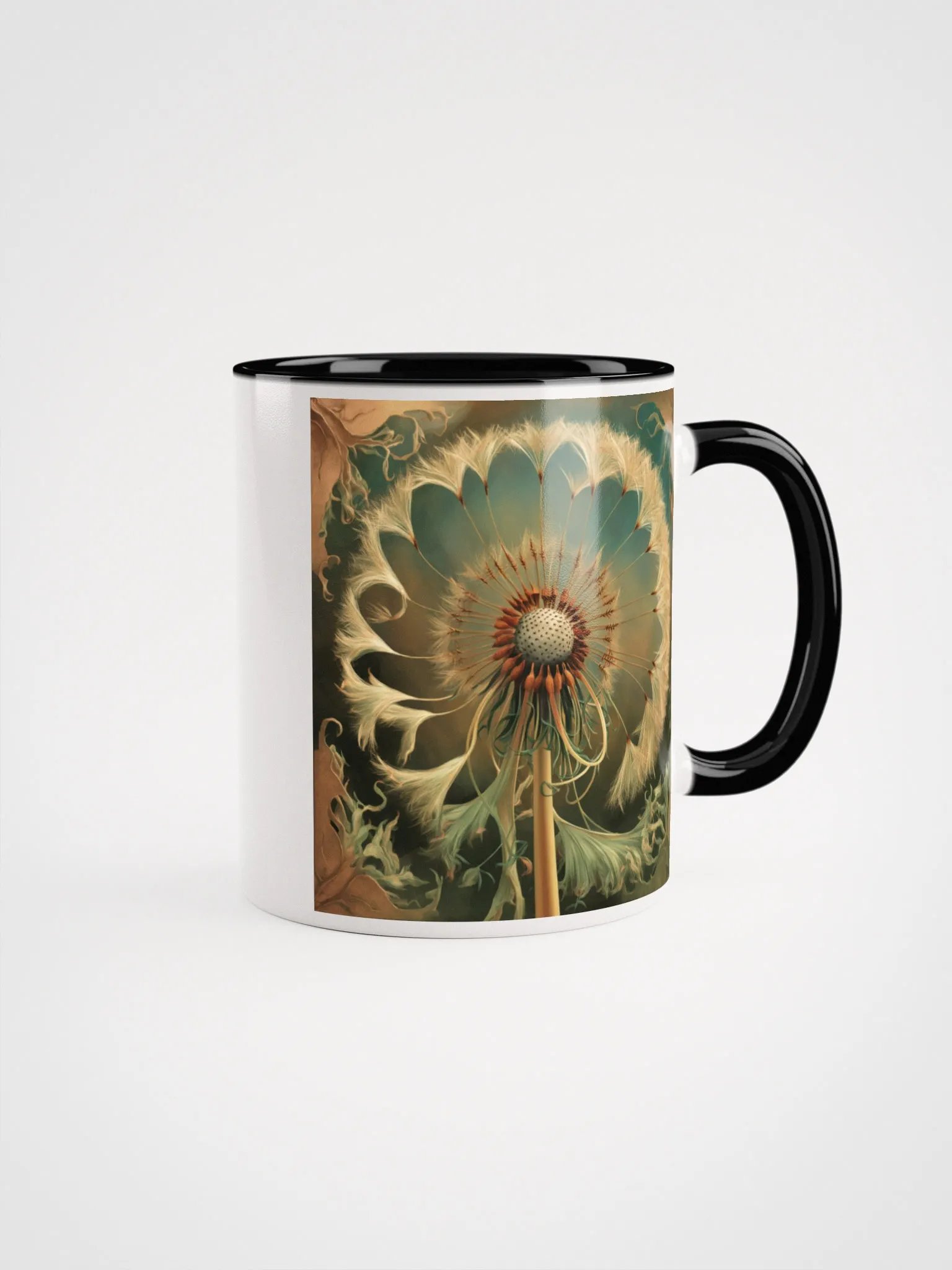 Art Nouveau Dandelion Flower Seed Head Mug product image (1)