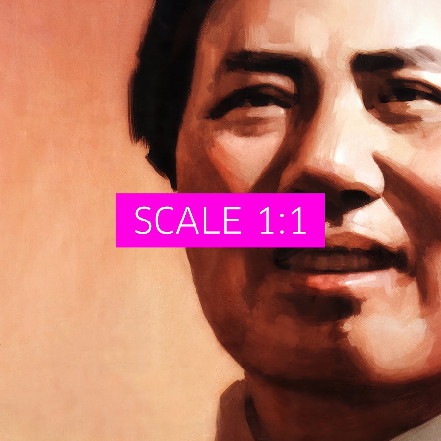 Chinese Anniversary Propaganda Poster, 1960s — Mao Zedong Poster. Literary Speech Tribute print product image (5)