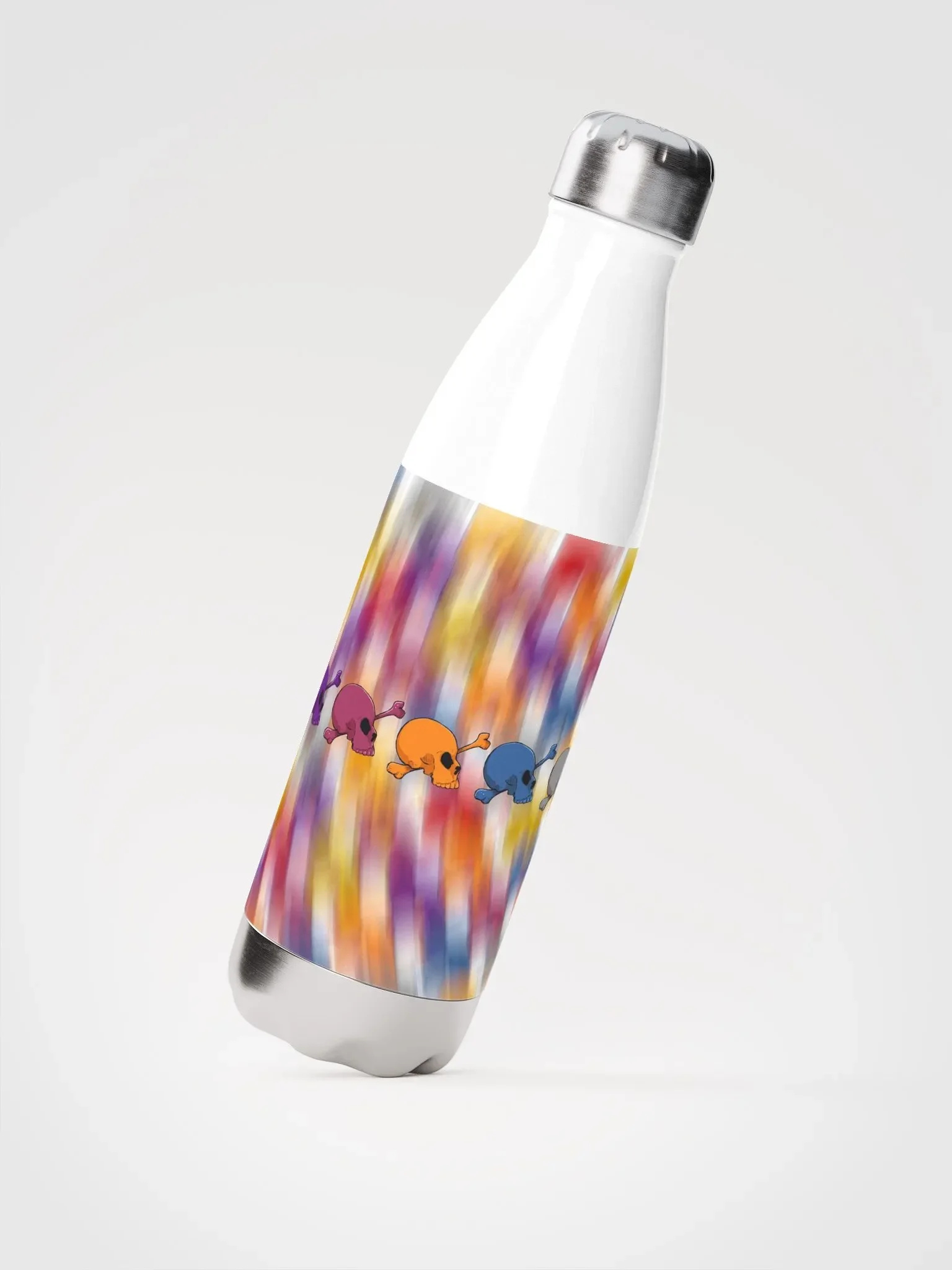 Swirling Skulls Stainless Steel Water Bottle product image (4)