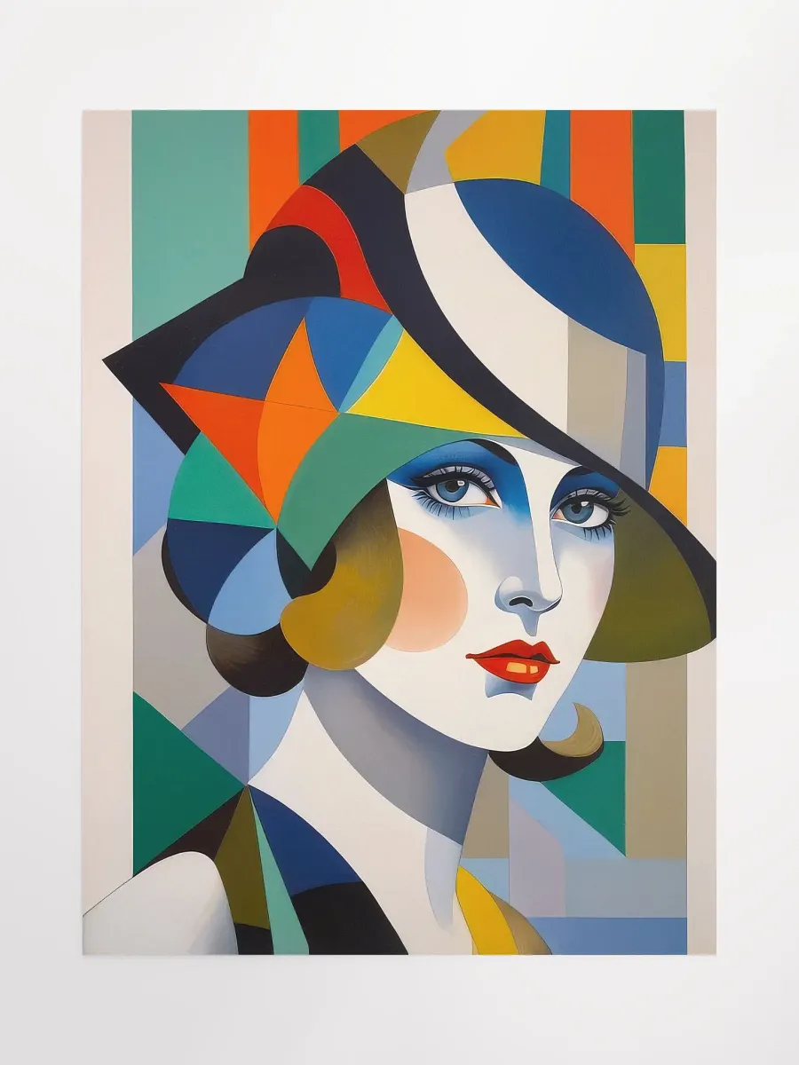 Vibrant Betty - Flapper Girl Poster - Medium Size 18x24 Inches product image (1)