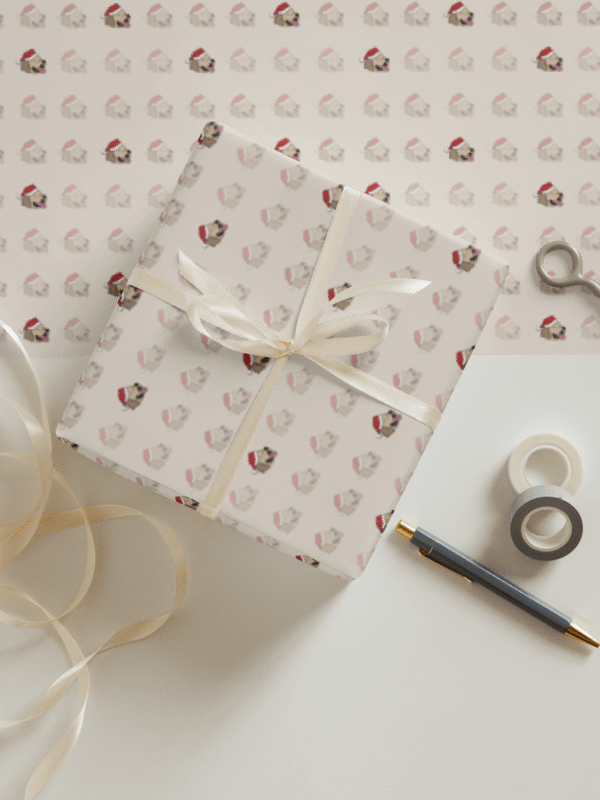 Festive Retrievers Christmas Gift Wrap Set product image (5)