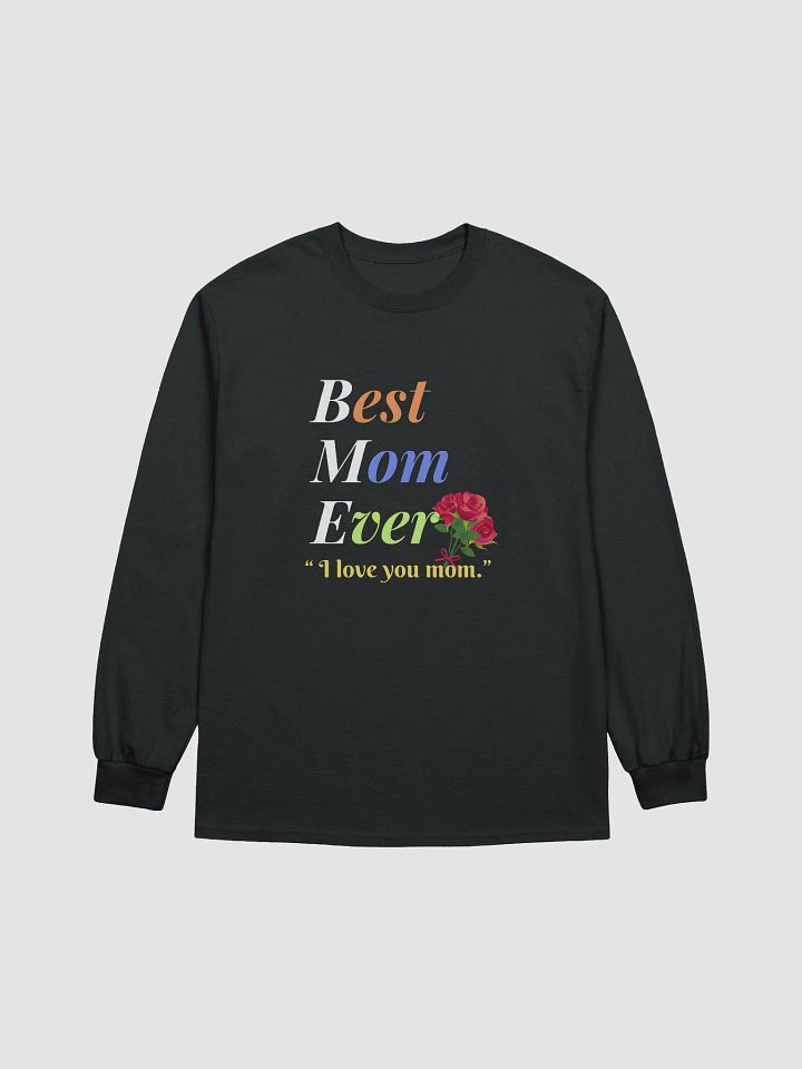 Best Mom Ever Gildan Ultra Cotton Long Sleeve T-Shirt product image (1)