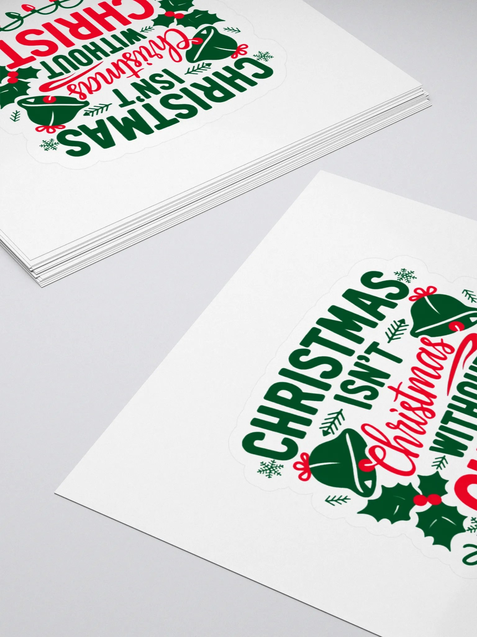 Christmas isn't Christmas Kiss Cut Stickers product image (4)