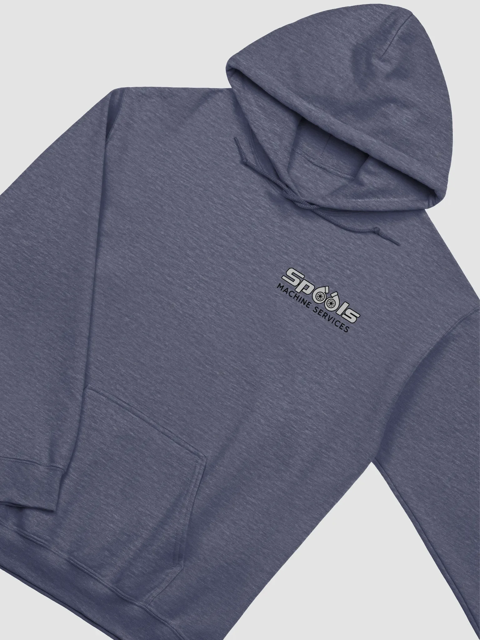 Gray logo hoodie product image (6)