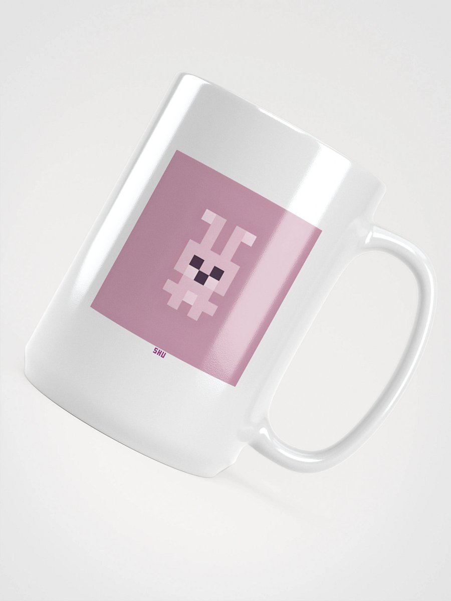 AR Shu Rabbit Pixel Glossy Mug 15 oz product image (5)