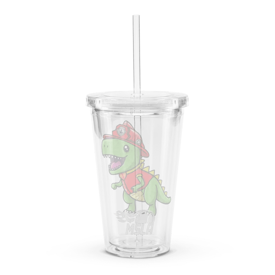 The Roar Patrol - Double Wall Clear Plastic Tumbler product image (6)