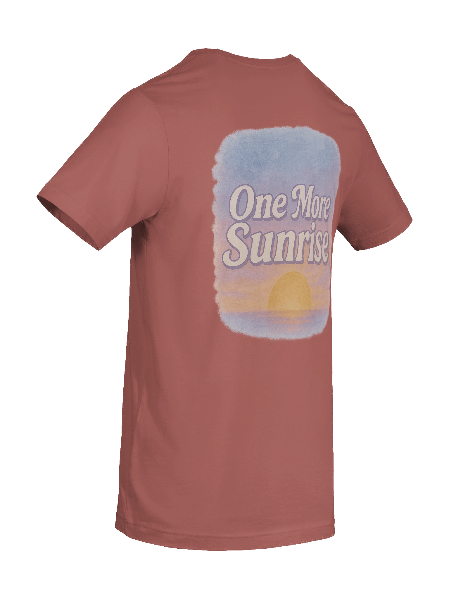 Watercolor, Back, One More Sunrise, DTG product image (7)