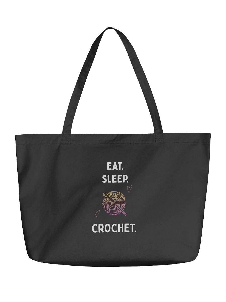 Eat Sleep Crochet Tote product image (1)