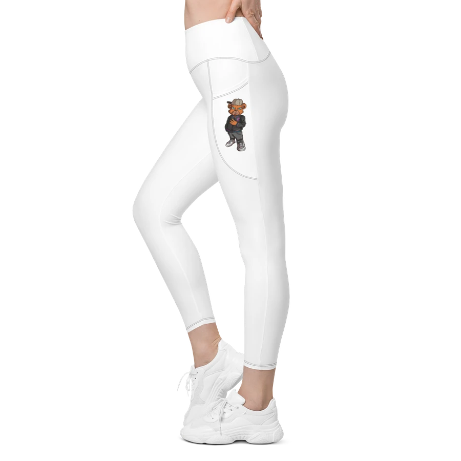 Standing Bear White Pants with Pockets product image (1)