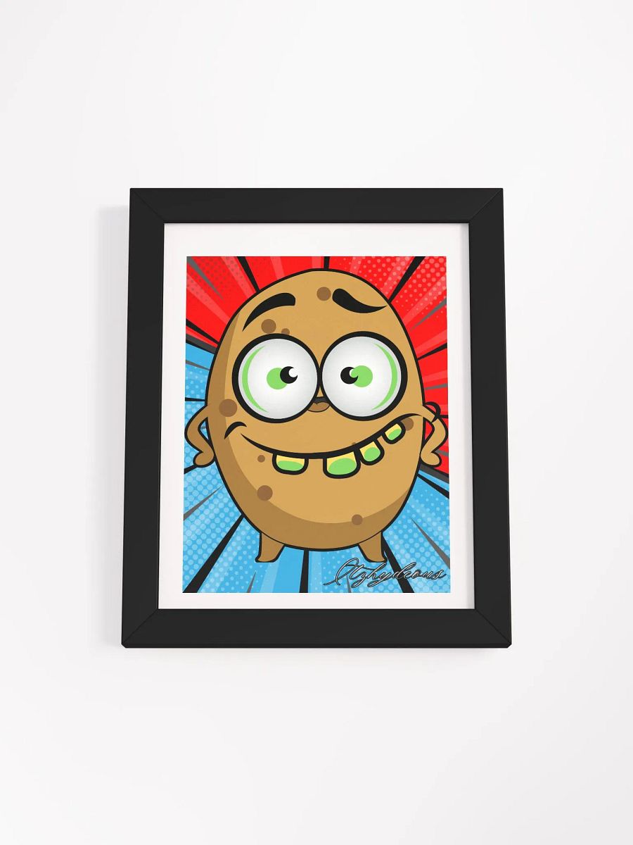 Charming Spud: Framed Cartoon Poster product image (1)