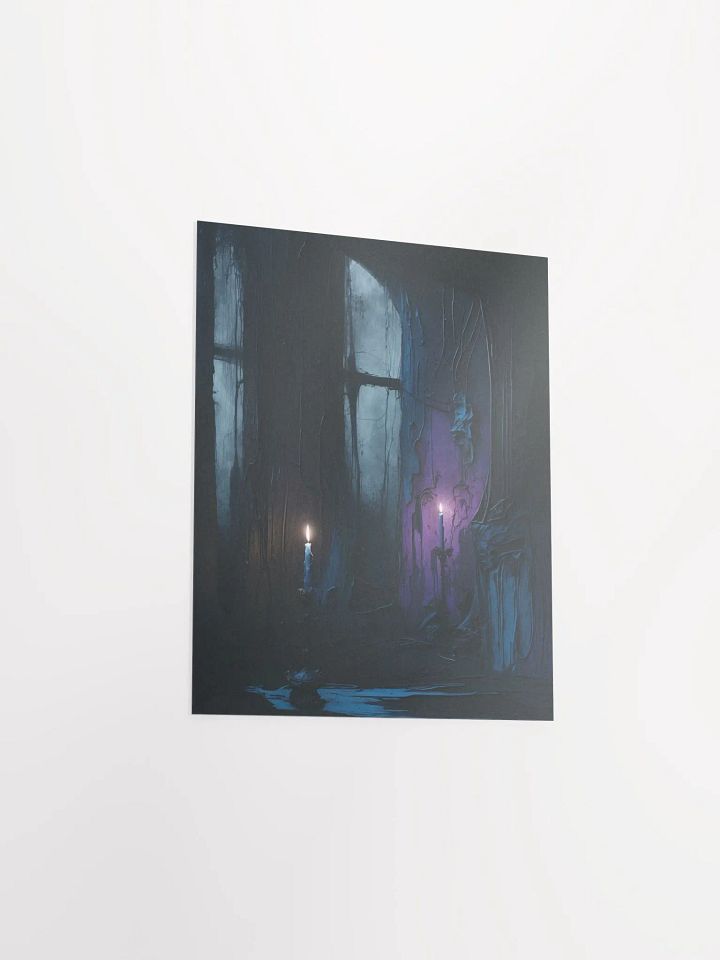 Mystic Candlelit Window Poster product image (3)