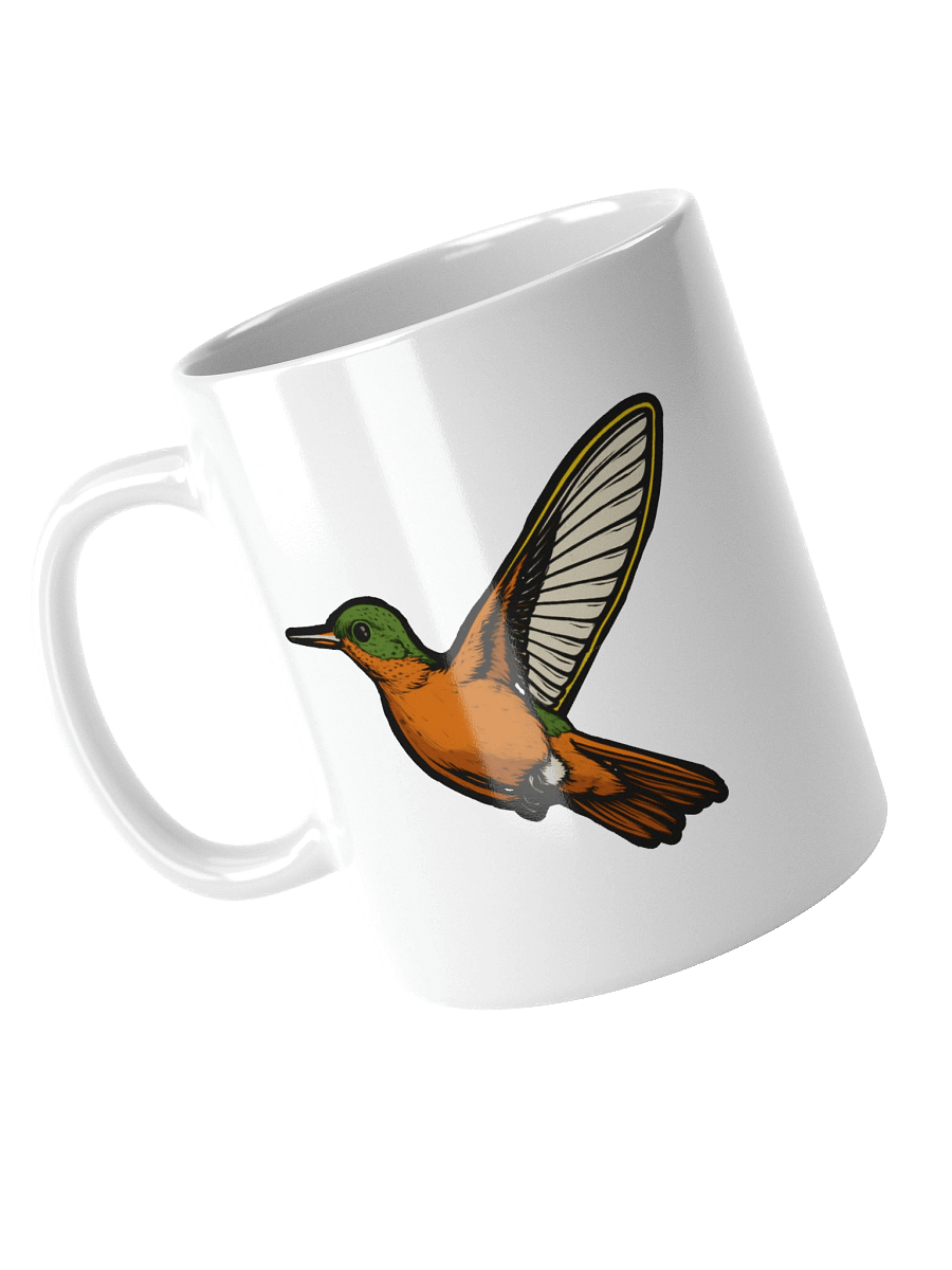 Vibrant Cinnamon Hummingbird Flight Mug product image (4)