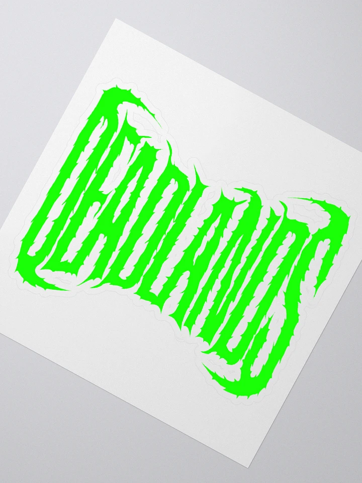 Deadlands Slime Green Stickers product image (4)