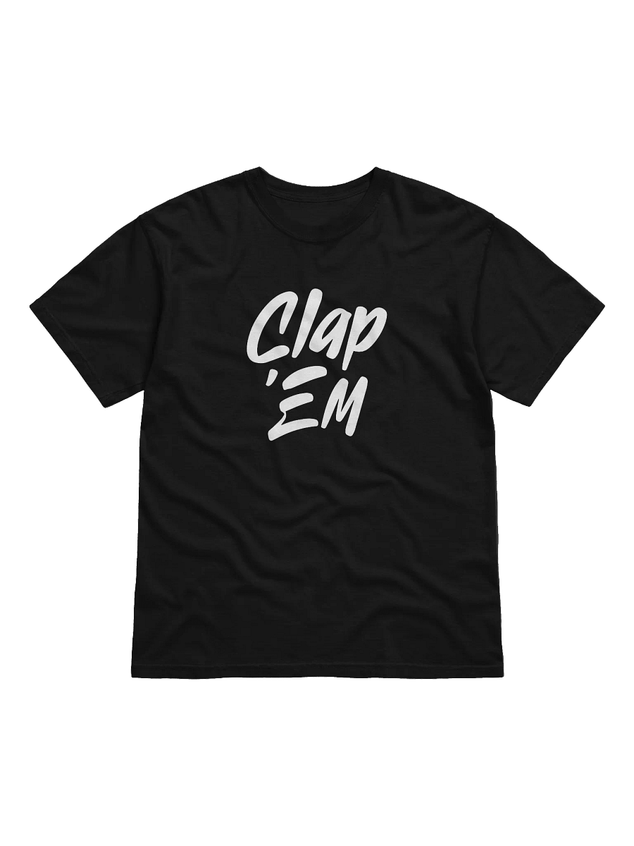 Clap Em Tee - Black / White product image (1)