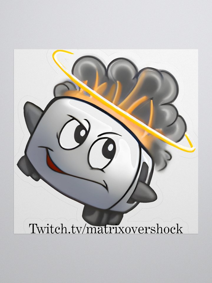 4 x 4 Toasty Emote Sticker product image (1)