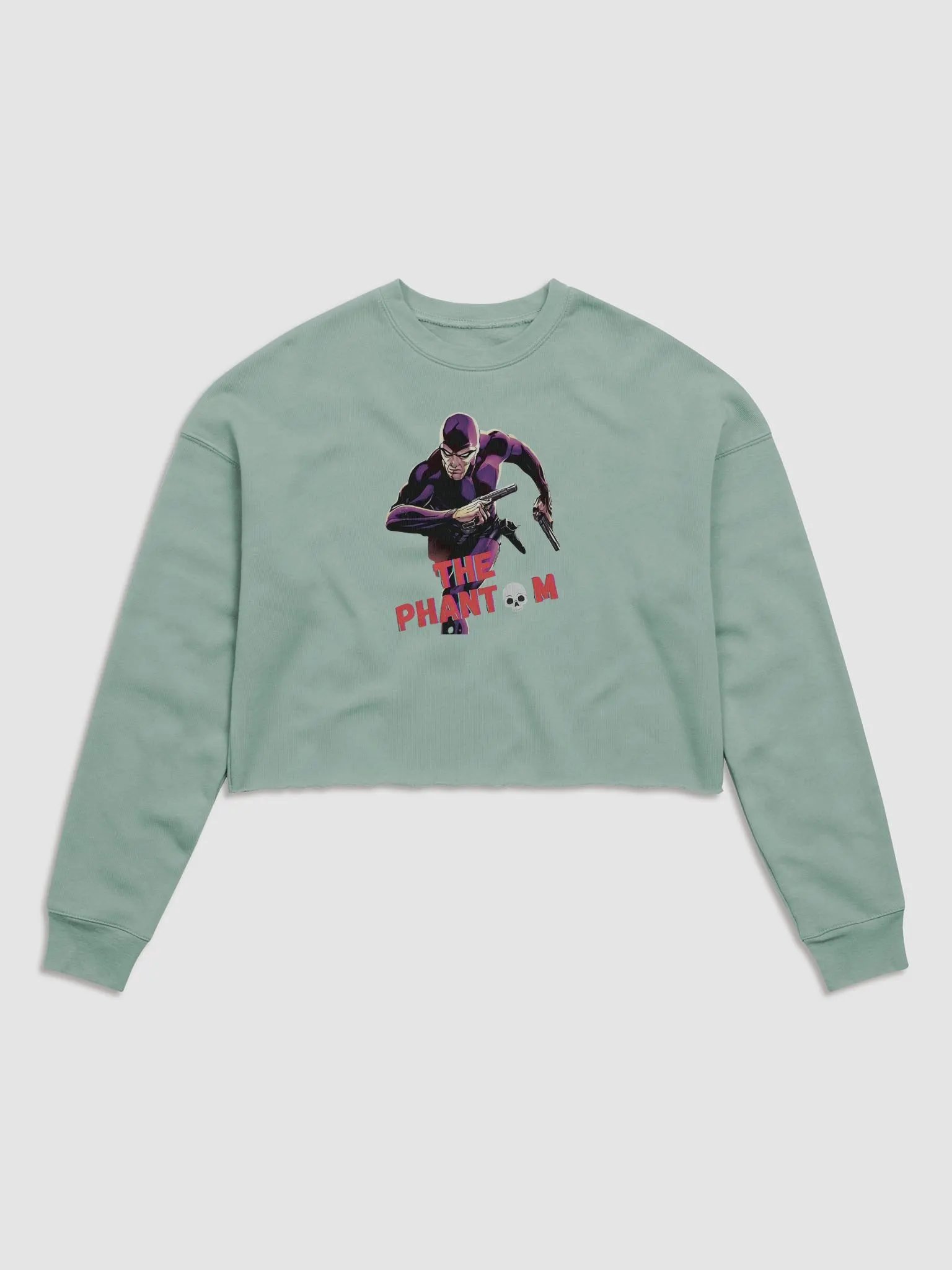 Ghost Who Walks :Bella+Canvas Women's Fleece Crop Sweatshirt product image (1)