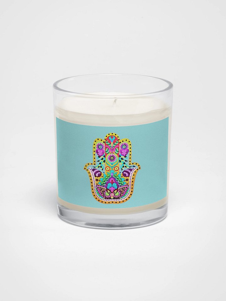 Radiant Hamsa Bloom - Soy Candle product image (1)
