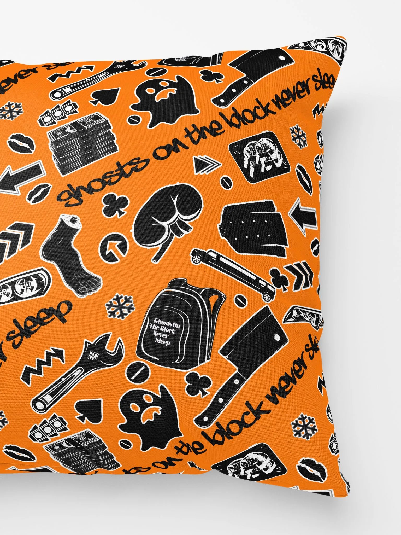 A8M - Ghosts On The Block Never Sleep Shorty Pillow (Black October) product image (2)