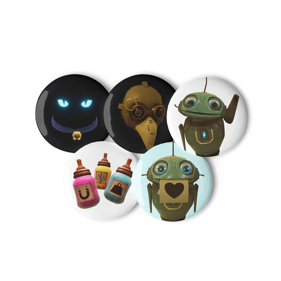 Black Cat Badge Set product image (1)