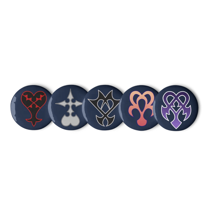 Kingdom Hearts Emblem Pin Set product image (2)