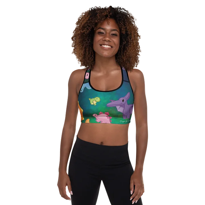 Cozy Plushie Dino Sports Bra product image (1)