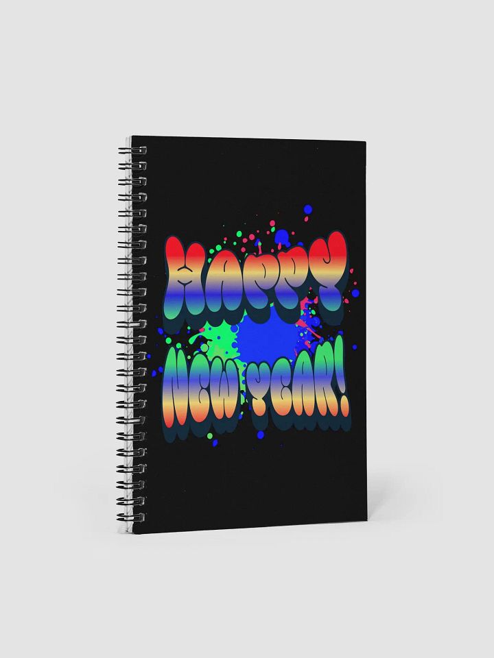 Happy New Years - Colorful Graffiti Design Spiral Notebook product image (2)