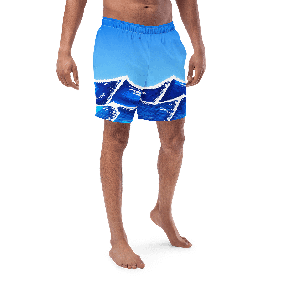 Pixel Ocean Swim Trunks product image (1)