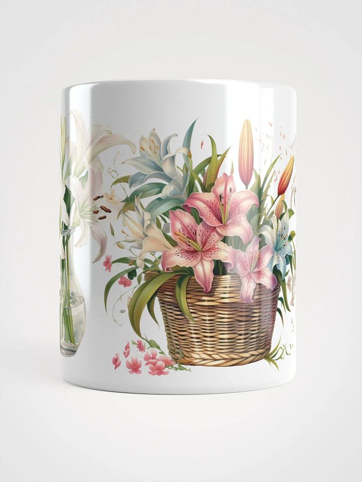 Lily Elegance Ceramic Mug product image (2)
