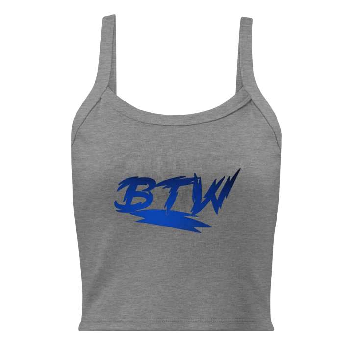 New BTW logo womens micro rib tank top product image (3)
