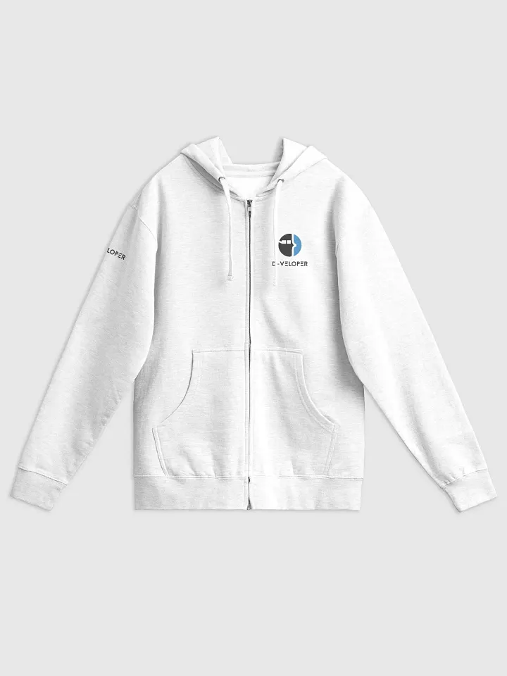 D-VELOPER Zip Up Hoodie light mode product image (1)