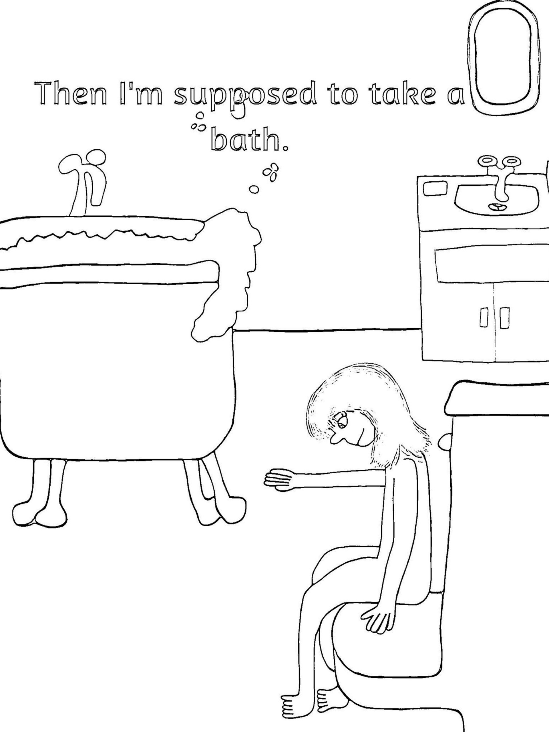 It's Bath Time A Coloring Story product image (5)