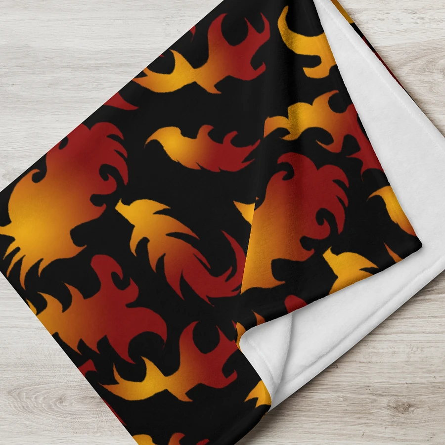 Abstract Flames Pattern Throw Blanket product image (17)