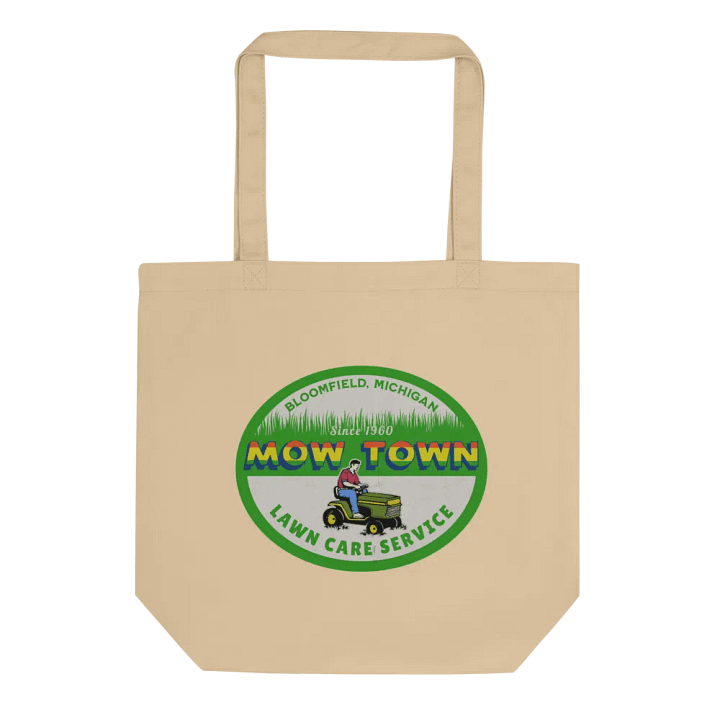 Mow Town Canvas Tote product image (1)
