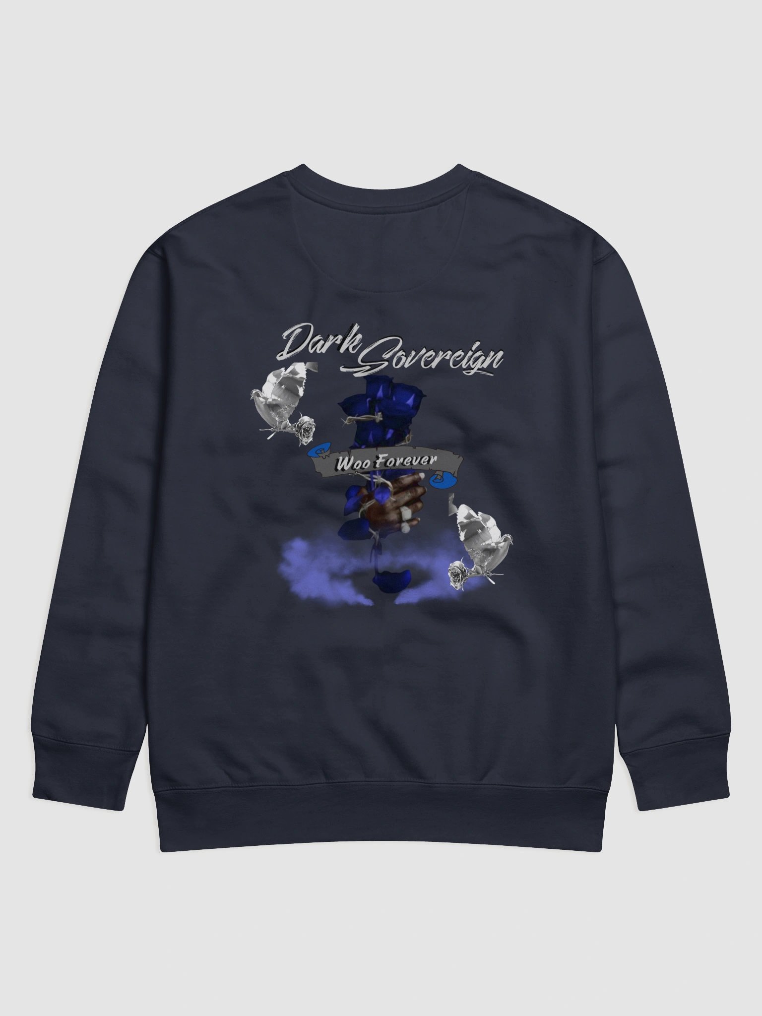 the WOO sovereign blue rose sweatshirt product image (6)