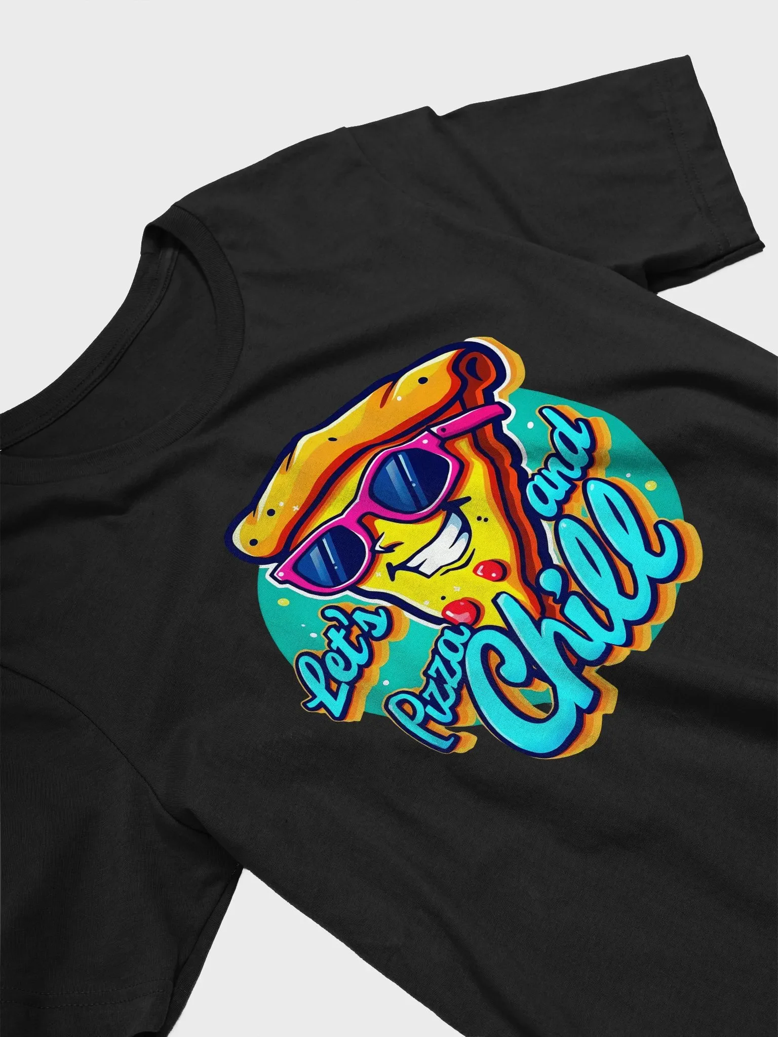 Pizza and Chill Vibes T-Shirt Bella+Canvas (Adult Unisex) product image (29)