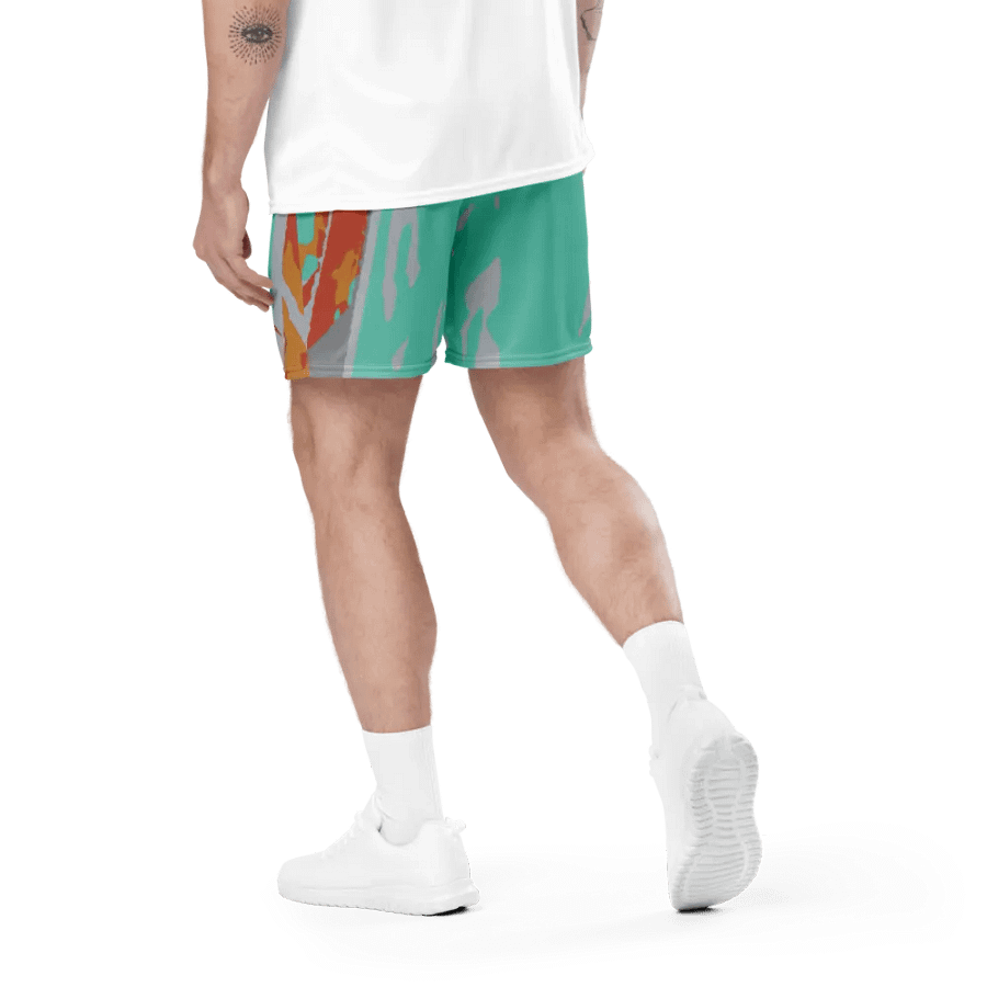 Foam Lost Trail Glitch Gym Shorts product image (6)