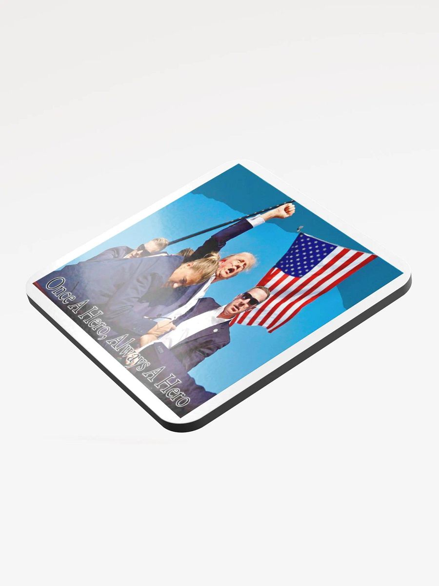 American Hero Fist Cork Coaster product image (3)
