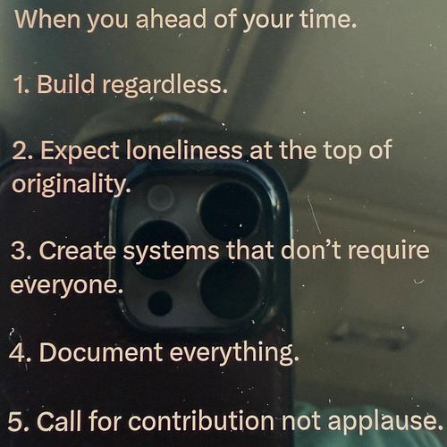 It’s not a easy space to navigate but it can and will be done. Believe it or not, it’s the work of a few that many live off of.