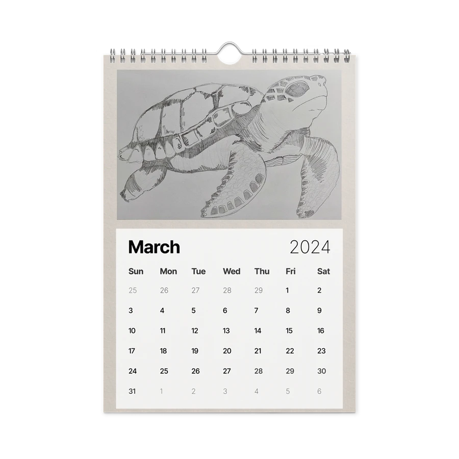 Dino Wall Calendar 2024 product image (7)