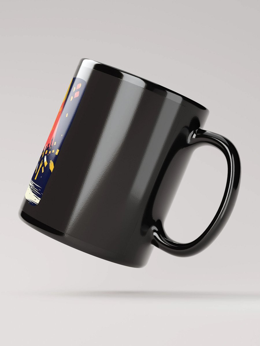 Urban Cat Concert Design | 'HEHE' Glossy Mug product image (2)