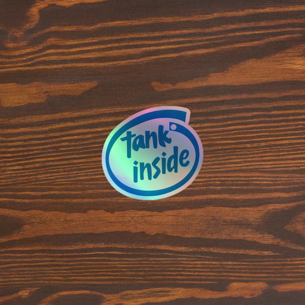 Tank Inside Holo Sticker product image (5)