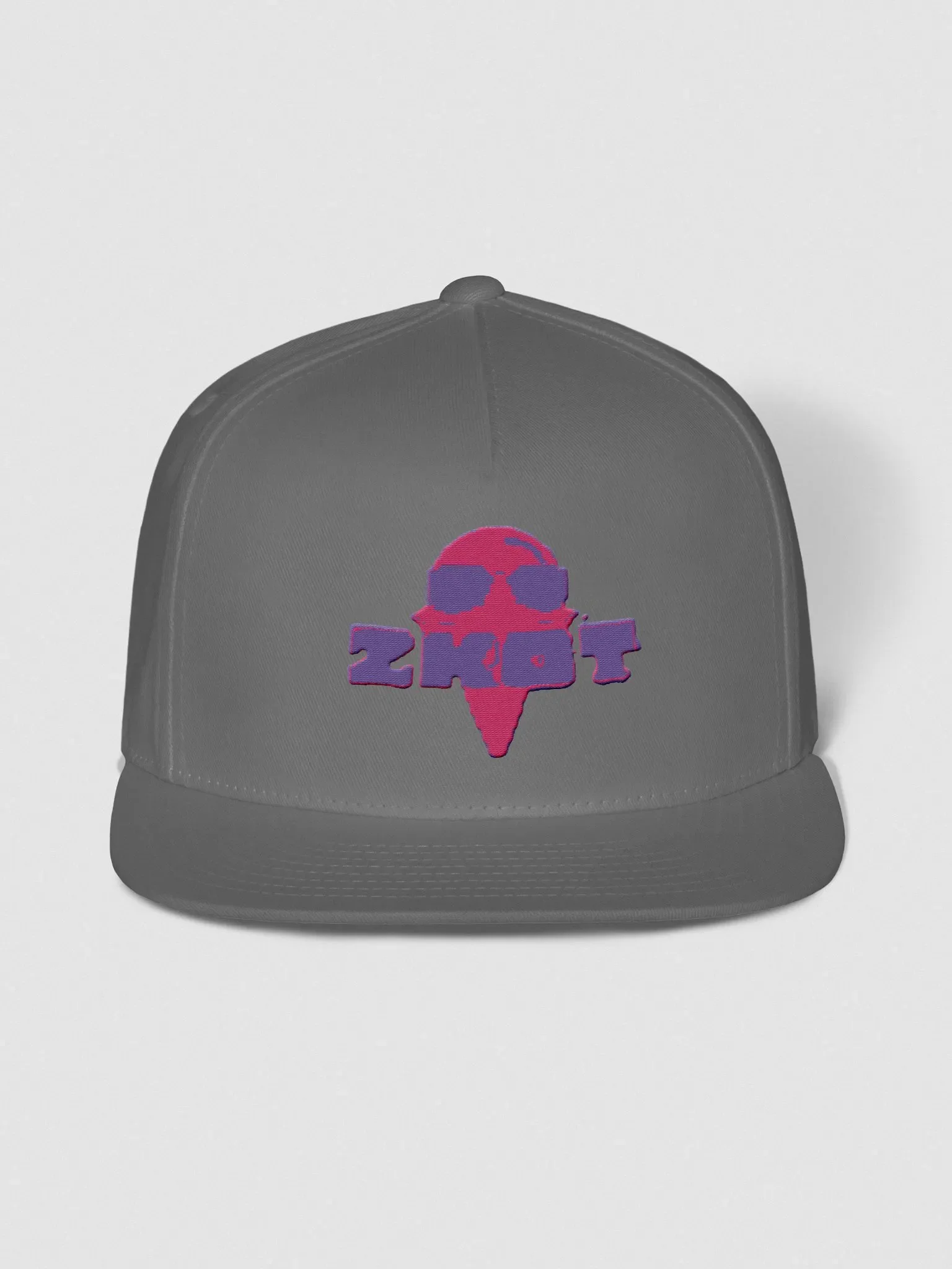 Pink Logo ZKOT Snapback - Show your Support with Style - Headwear - 100% Cotton Twill product image (1)