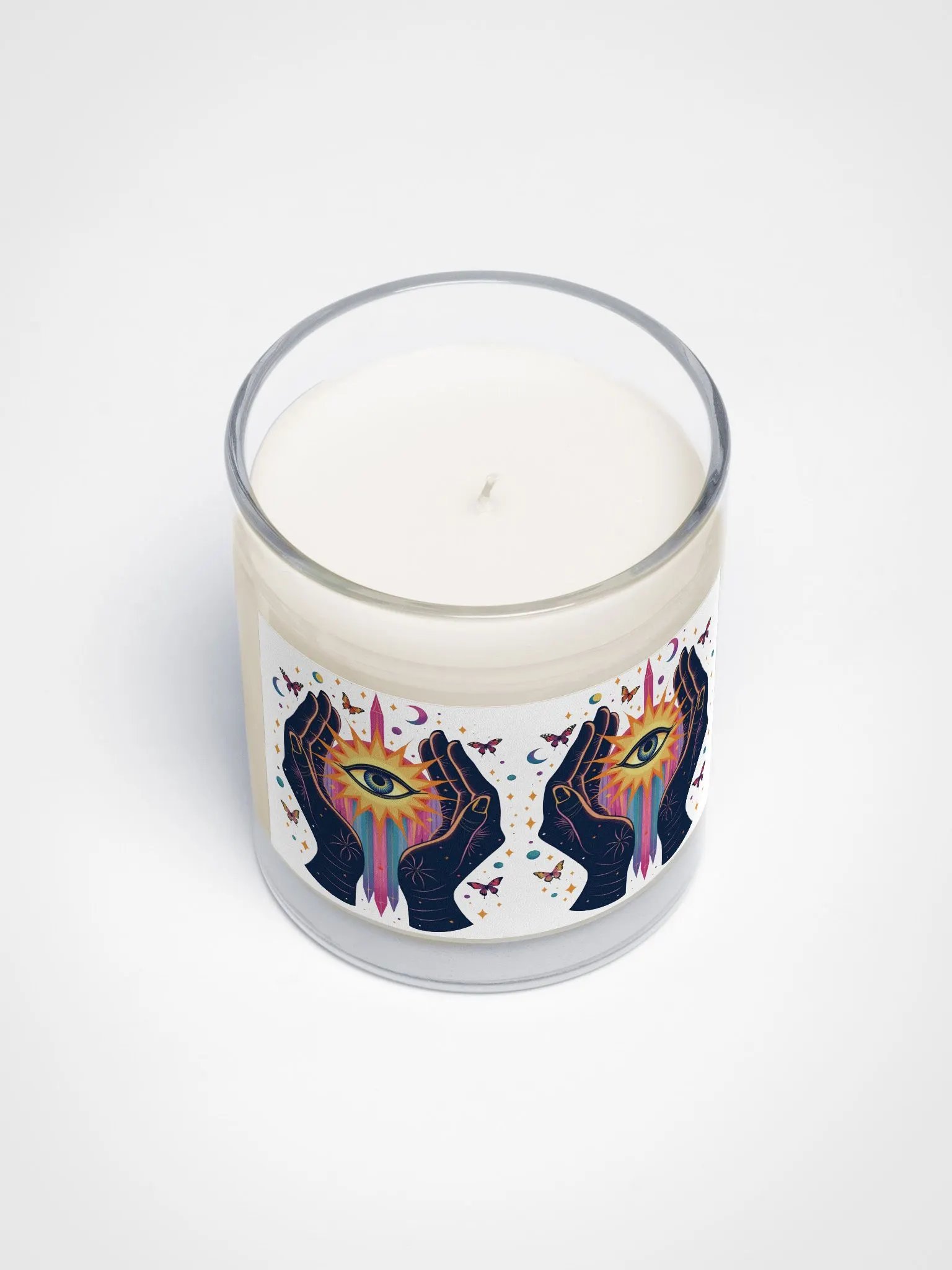 Mystical Third Eye Soy Wax Candle - Cosmic Boho Design product image (3)