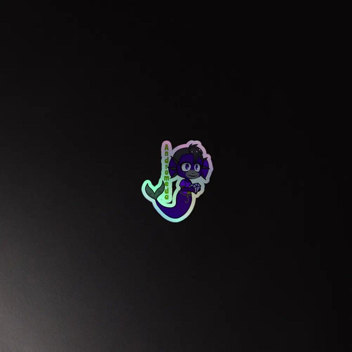 Andromeda - Galaxy Monkees - rainbow sticker product image (2)