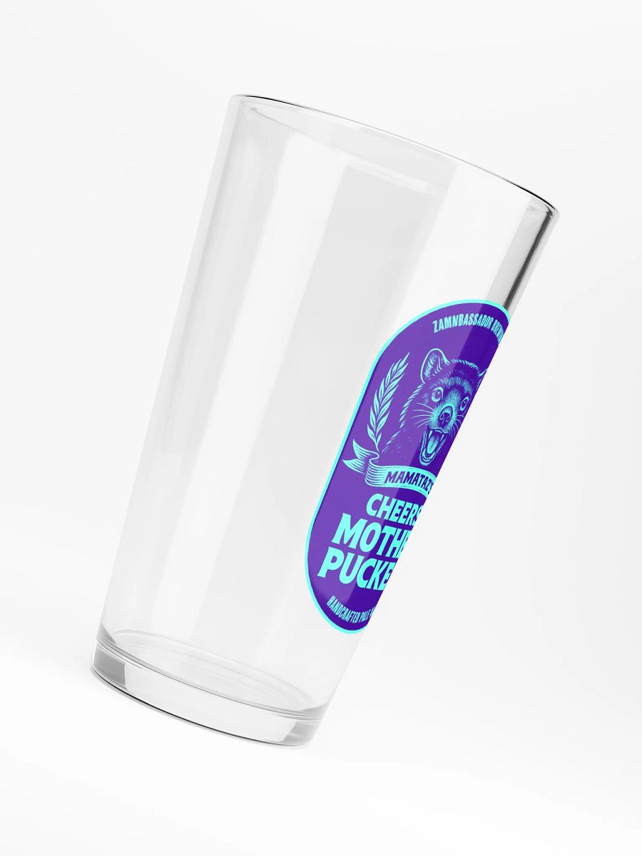 Mamataz's Cheers Mother Pucker Pint Glass product image (6)
