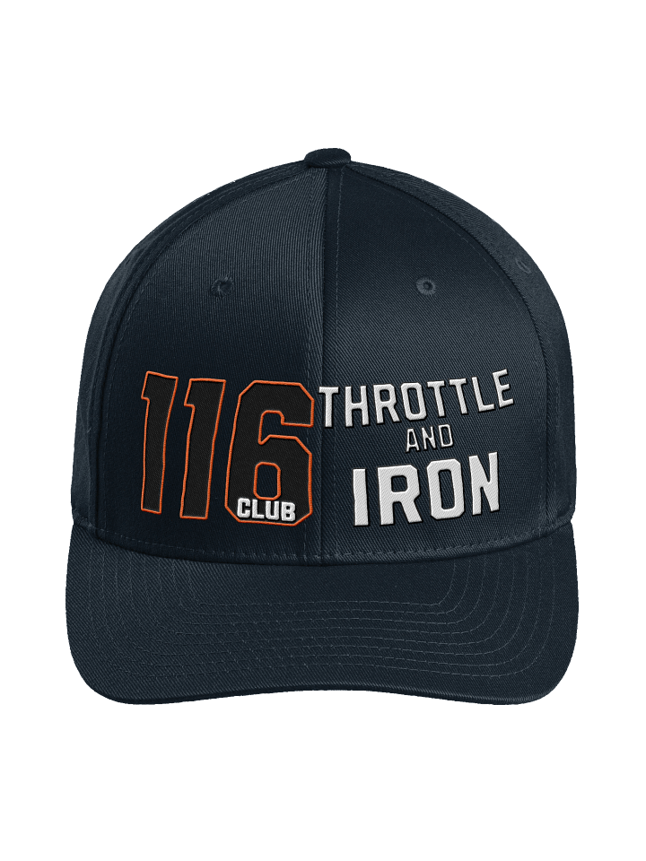 116 Club Throttle & Iron FlexFit Hat — Thunder Stroke Edition product image (1)